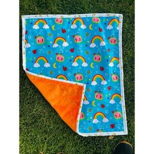 CoComelon Doll Blanket/CarSeatSnuggie 21”x25”